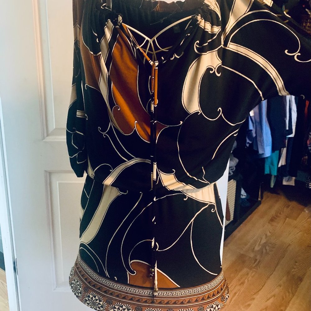 TESS Black /Brown Dress